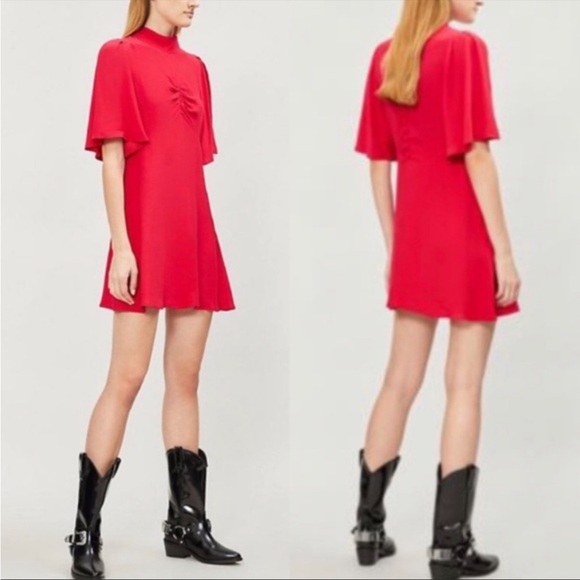 Free People Be My Baby Ruched Dress, size 10 - Picture 1 of 11